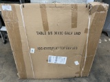 30 x 30 Stainless Steel Work Table With Galvanized Legs. New In Box