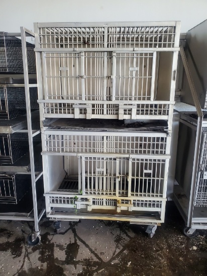 Zoo Aluminum Monkey Cage Cages Animal On Casters