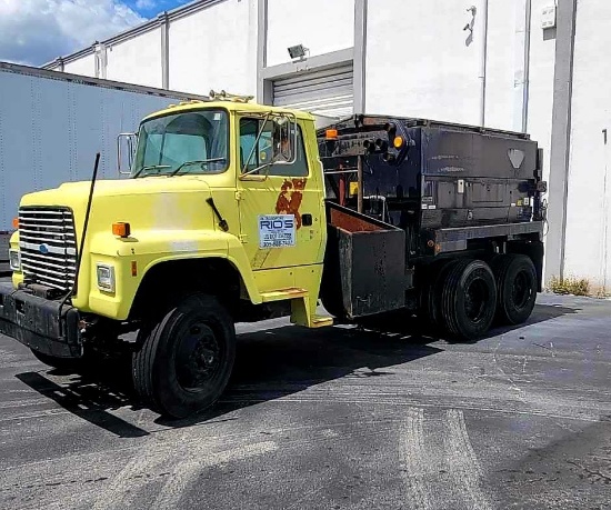 1993 Ford L8000 Hot Asphalt Patch Truck 23k Miles