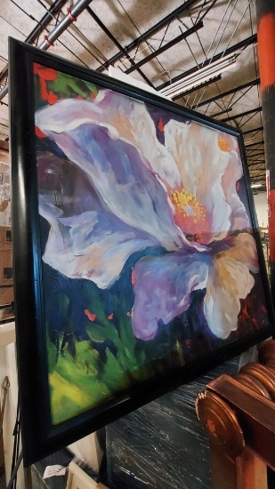 44 x 44 Original Oil Of Flower