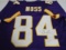 Randy Moss of the Minnesota Vikings signed autographed football jersey PAAS COA 859