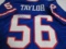 Lawrence Taylor of the NY Giants signed autographed football jersey PAAS COA 006