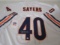 Gale Sayers of the Chicago Bears signed autographed football jersey PAAS COA 148