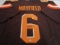 Baker Mayfield of the Cleveland Browns signed autographed football jersey PAAS COA 463