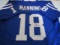 Peyton Manning of the Indianapolis Colts signed autographed football jersey PAAS COA 527