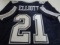 Ezekiel Elliott of the Dallas Cowboys signed autographed football jersey PAAS COA 478