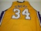 Shaquille O'Neal of the LA Lakers signed autographed basketball jersey PAAS COA 084