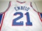 Joel Embiid of the Philadelphia 76ers signed autographed basketball jersey PAAS COA 217