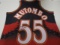 Dikembe Mutombo of the Atlanta Hawks signed autographed basketball jersey PAAS COA 217