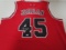 Michael Jordan of the Chicago Bulls signed autographed basketball jersey ATL COA 872