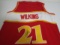 Dominique Wilkins of the Atlanta Hawks signed autographed basketball jersey PAAS COA 136