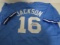 Bo Jackson of the Kansas City Royals signed autographed baseball jersey PAAS COA 304