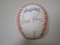 Mickey Mantle Frank Robinson Ted Williams plus 1 more signed autographed ROMLB baseball GFA 781