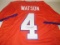 Deshaun Watson of the Clemson Tigers signed autographed football jersey PAAS COA 915