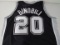Manu Ginobili of the San Antonio Spurs signed autographed basketball jersey PAAS COA 976