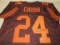 Nick Chubb of the Cleveland Browns signed autographed football jersey PAAS COA 738