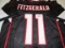 Larry Fitzgerald of the Arizona Cardinals signed autographed football jersey PAAS COA 701
