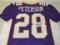 Adrian Peterson of the Minnesota Vikings signed autographed football jersey PAAS COA 814