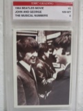 John Lennon George Harrison 1964 Beatles Movie The Musical Numbers EMC graded NM-MT 8