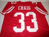 Roger Craig of the San Francisco 49ers signed autographed football jersey PAAS COA 510