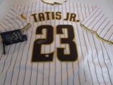 Fernando Tatis Jr of the San Diego Padres signed autographed baseball jersey PAAS COA 715