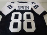 Michael Irvin of the Dallas Cowboys signed autographed football jersey PAAS COA 593