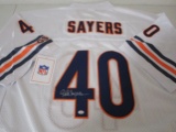 Gale Sayers of the Chicago Bears signed autographed football jersey PAAS COA 148