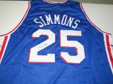 Ben Simmons of the Philadelphia 76ers signed autographed basketball jersey PAAS COA 092