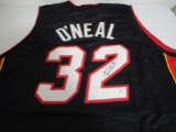 Shaquille O'Neal of the Miami Heat signed autographed basketball jersey PAAS COA 760