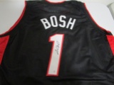 Chris Bosh of the Miami Heat signed autographed basketball jersey PAAS COA 765