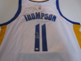 Klay Thompson of the Golden State Warriors signed autographed basketball jersey PAAS COA 791