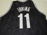Kyrie Irving of the Brooklyn Nets signed autographed basketball jersey PAAS COA 001