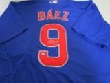Javier Baez of the Chicago Cubs signed autographed baseball jersey PAAS COA 774