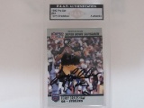 Terry Bradshaw of the Pittsburgh Steelers signed autographed slabbed sportscard PAAS COA 383