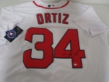 David Ortiz of the Boston Red Sox signed autographed baseball jersey PAAS COA 800