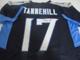 Ryan Tannehill of the Tennessee Titans signed autographed football jersey PAAS COA 591