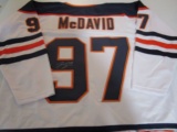 Connor McDavid of the Edmonton Oilers signed autographed hockey jersey PAAS COA 382