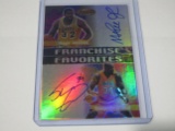 Magic Johnson Shaquille O'Neal LA Lakers Dual signed autographed Bowmans Best basketball card