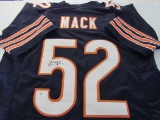 Khalil Mack of the Chicago Bears signed autographed football jersey PAAS COA 839