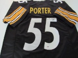 Joey Porter of the Pittsburgh Steelers signed autographed football jersey PSA DNA COA 912