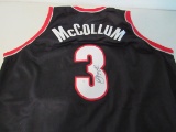 CJ McCollum of the Portlant Trail Blazers signed autographed basketball jersey PAAS COA 247