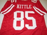 George Kittle of the San Francisco 49ers signed autographed football jersey PAAS COA 657