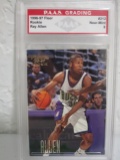 Ray Allen Milwaukee Bucks 1996-97 Fleer ROOKIE #212 PAAS graded Near Mint 8