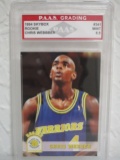 Chris Webber Golden State Warriors 1994 Skybox ROOKIE #341 PAAS graded Mint 8.5