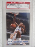 Shaquille O'Neal Orlando Magic 1993 NBA Hoops #155 PAAS graded Near Mint 8.5