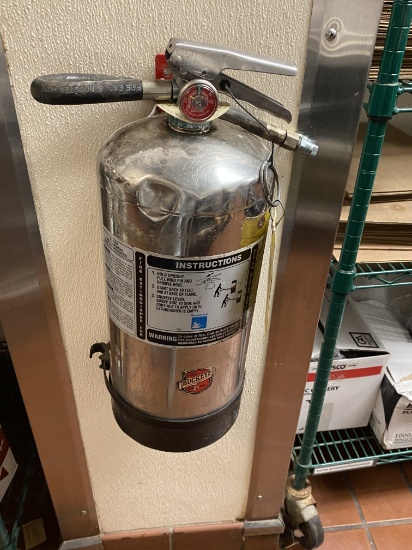 K Style Fire Extinguisher. Used For And Required For Hood Systems