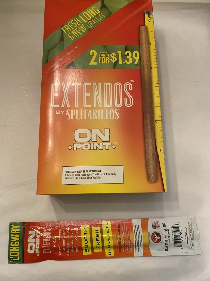 Extendos This Pallet Contains (21) Cases of Extendo Long Cigarillos. Each Case has (30) Boxes contai