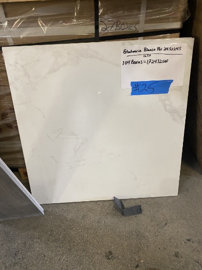 Porcelain tile Gloss 1,774 SQF