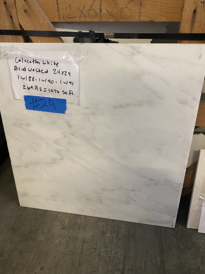 Marble Tile Acid Washed 1,076 SQF