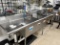 (3) Compartment S/S Sink with Drain Boards
